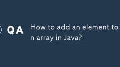 Bagaimana untuk menambah elemen ke array di Java?