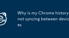 Why is my Chrome history not syncing between devices