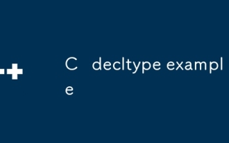 C DeclType -Beispiel