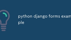 Python Djangoが例を形成します