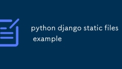 Python django staticファイルの例