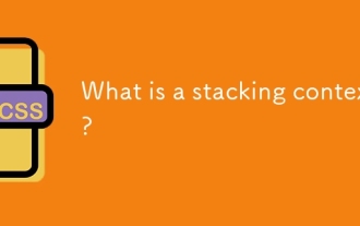 What is a stacking context?