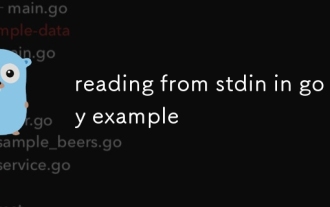 La lecture de Stdin dans GO par l'exemple