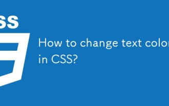 How to change text color in CSS?