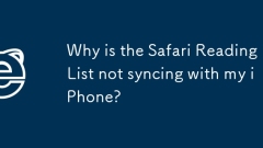 Why is the Safari Reading List not syncing with my iPhone?
