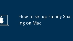 How to set up Family Sharing on Mac