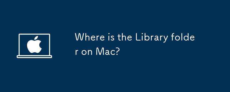 Wo ist der Bibliotheksordner auf Mac?
