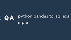 python pandas to_sql example