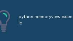 python memoryview example
