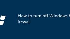 Cara mematikan Windows Firewall