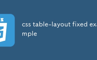 contoh tetap meja CSS