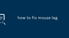 Comment réparer le décalage de la souris