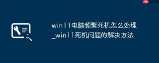 win11电脑频繁死机怎么处理_win11死机问题的解决方法