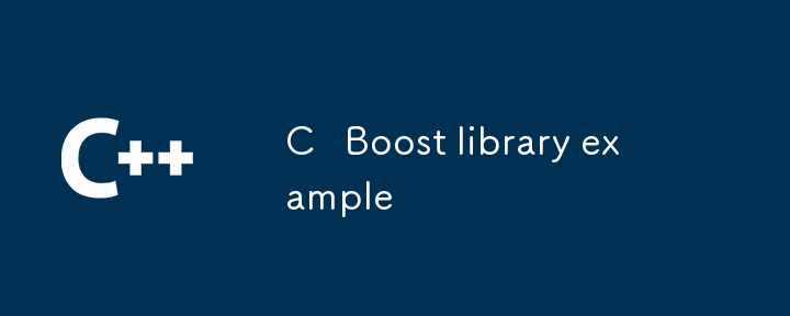 C Boost library example