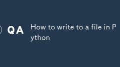 Wie schreibe ich in eine Datei in Python