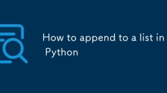 So fügen Sie eine Liste in Python an