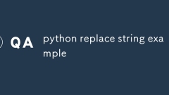 Python Ersetzen Sie String -Beispiel