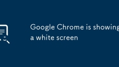 Google Chrome menunjukkan skrin putih