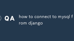 Wie man sich mit MySQL aus Django verbindet