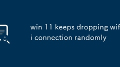 Win 11 continue de laisser tomber la connexion wifi au hasard