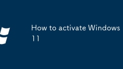 How to activate Windows 11