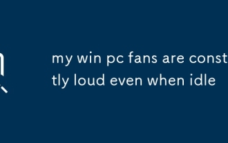 私のWin PCファンはアイドル状態でも常に騒々しいです