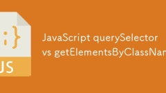 JavaScript QuerySelector vs getElementsByClassName