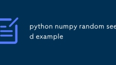 python numpy隨機種子示例