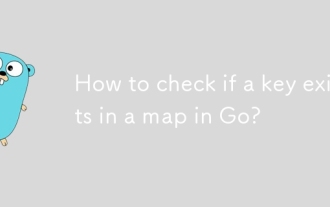 How to check if a key exists in a map in Go?