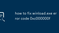 So beheben Sie winload.exe Fehlercode 0xc000000f