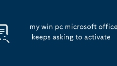 my win pc microsoft office keeps asking to activate