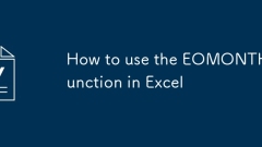 So verwenden Sie die Eomonth -Funktion in Excel