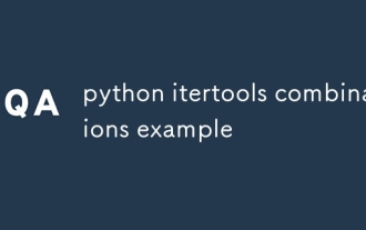 Exemple de combinaisons Python Itertools
