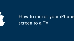 Cara mencerminkan skrin iPhone anda ke TV