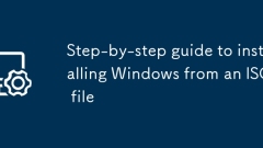 Panduan langkah demi langkah untuk memasang Windows dari fail ISO