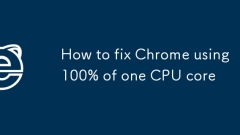 ??? CPU ??? 100%? ???? Chrome? ???? ??