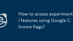 Comment accéder aux fonctionnalités expérimentales à l'aide de drapeaux Google Chrome?