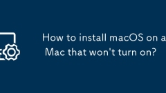 Bagaimana cara memasang macOS pada Mac yang tidak akan dihidupkan?