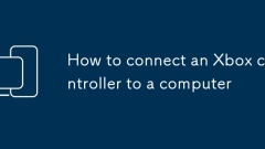 So schlie?en Sie einen Xbox -Controller an einen Computer an