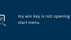 Kunci Win Saya Bukan Membuka Menu Mula