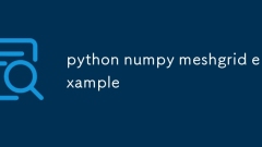Contoh Meshgrid Python Numpy