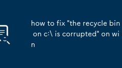 Cara Memperbaiki 'The Recycle Bin di C: \ dirusak' semasa menang