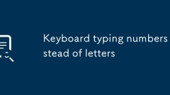 Tastaturnummern anstelle von Buchstaben
