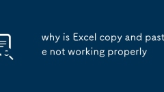 Warum funktioniert Excel kopiert und fügt ein, funktioniert nicht richtig?