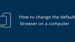 So ?ndern Sie den Standardbrowser auf einem Computer