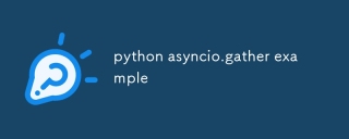 python asyncio.gather示例