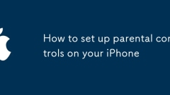 Comment configurer des commandes parentales sur votre iPhone
