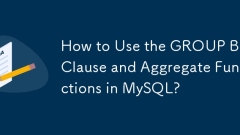 Comment utiliser les fonctions Group By Clause et Aggregate dans MySQL?