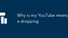 Pourquoi mon revenu YouTube baisse-t-il