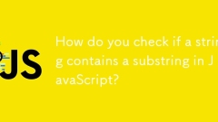 如何检查字符串是否包含JavaScript中的子字符串?